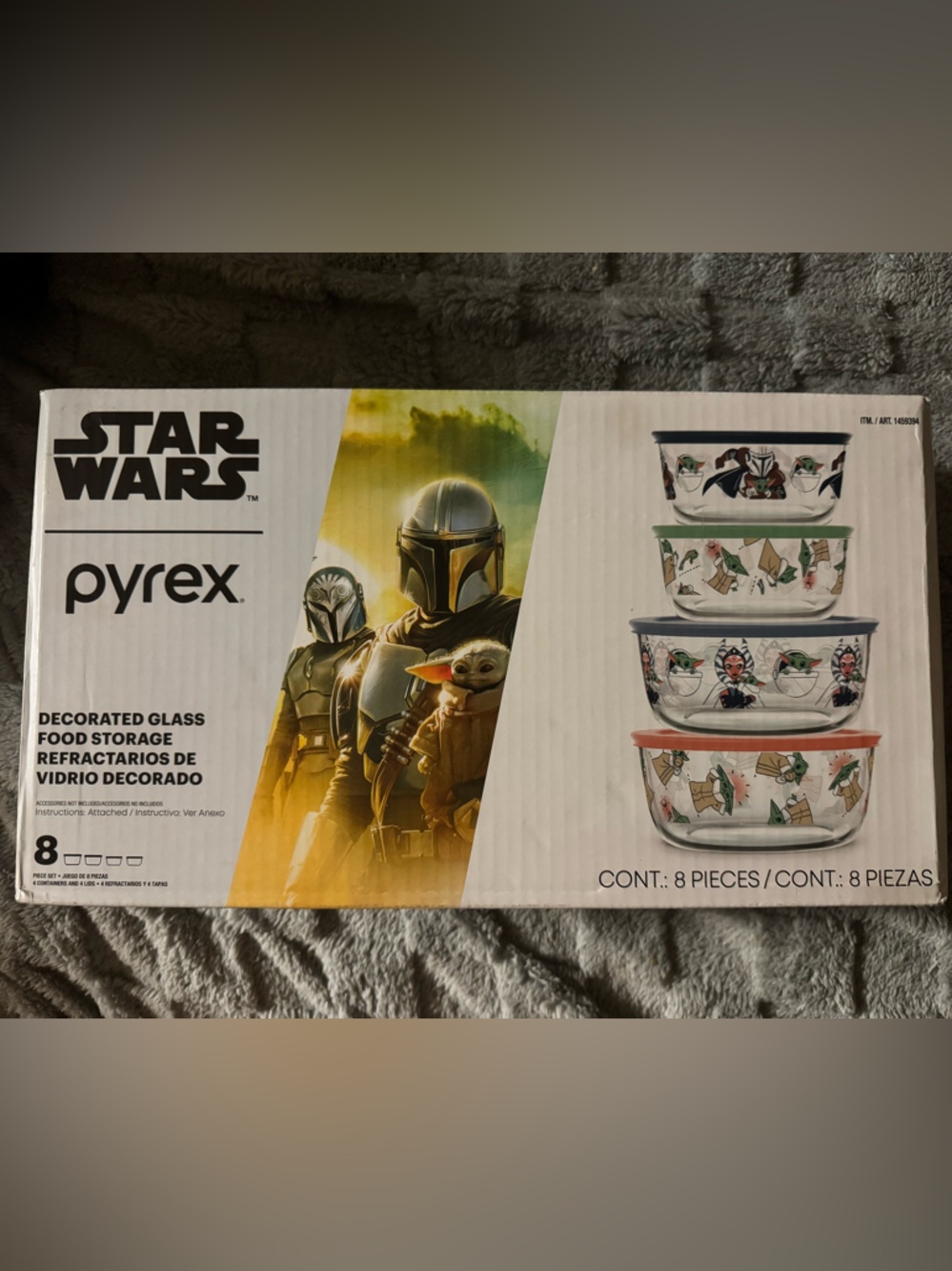 Pyrex Star Wars Glass Nesting Bowl Set 8pc
